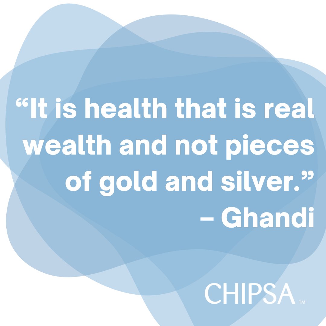 “It is health that is real wealth and not pieces of gold and silver.” - Ghandi #chipsahospital #cancertreatment #cancerresearch #cancerclinic #chipsahospital #cancer #oncology #cancertreatmentmexico #healthcare #smile #chipsa #gersontherapy #coleystoxins #tumors