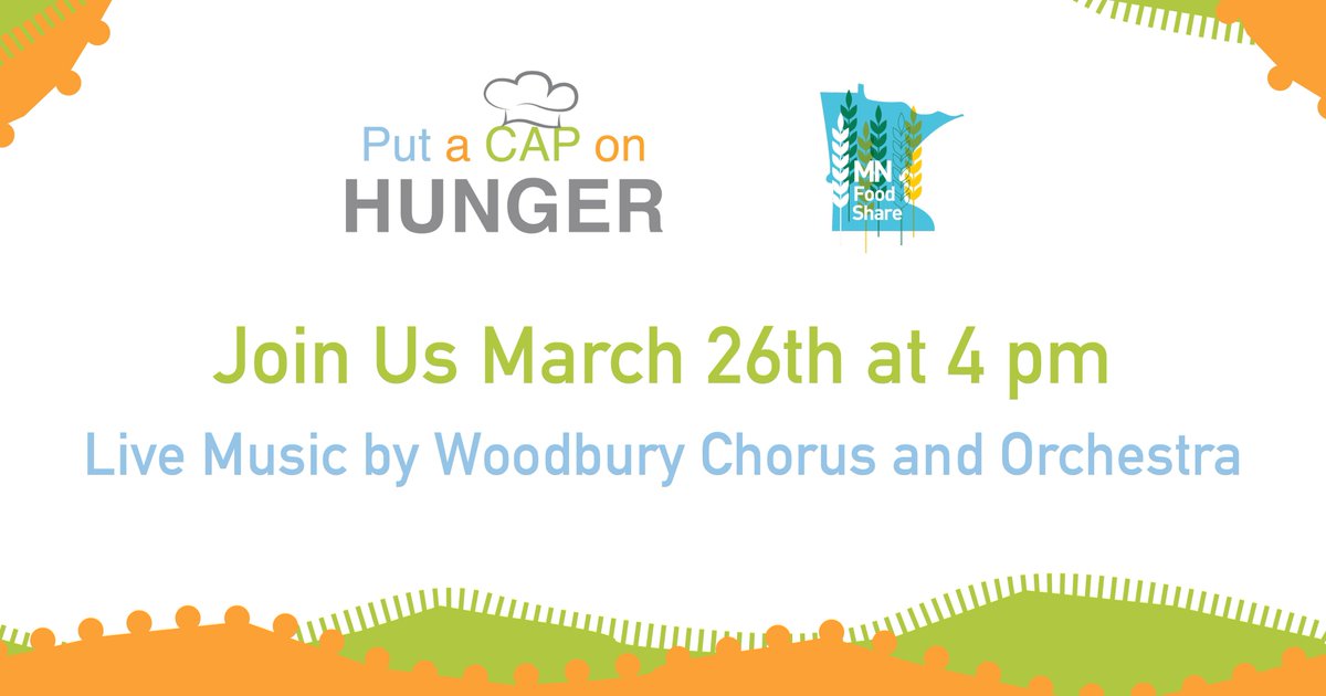 SCDCAP's tweet image. Join us on March 26th at 4 PM at St. Paul’s Lutheran Church in Prior Lake for FREE live music in partnership with the Woodbury Chorus and Orchestra. Proceeds from this event will go directly to support CAP for Minnesota FoodShare.