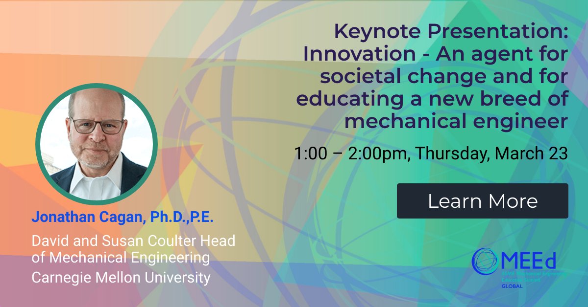 Educators, industry, government and <a href="/ASMEdotorg/">ASME.org</a>  representatives tuned in to keynote speaker <a href="/joncagan/">Jonathan Cagan</a> at the Mechanical Engineering Education Summit yesterday.

His presentation focused on exploring innovation as a foundation for educating a new breed of engineers.