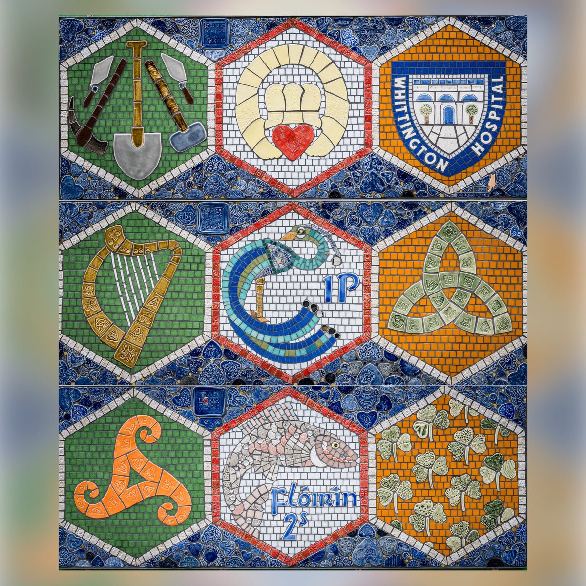 A fantastic week for Archway!

Jan Tucker, Archway Town Centre Groups Chair, received a Mayor’s Civic Award

Amy Lame, London Night Czar, visited Whittington Hospital &amp; Navigator Square

A new mosaic unveiled on Navigator Square, celebrating the Irish contribution to Archway

❤️