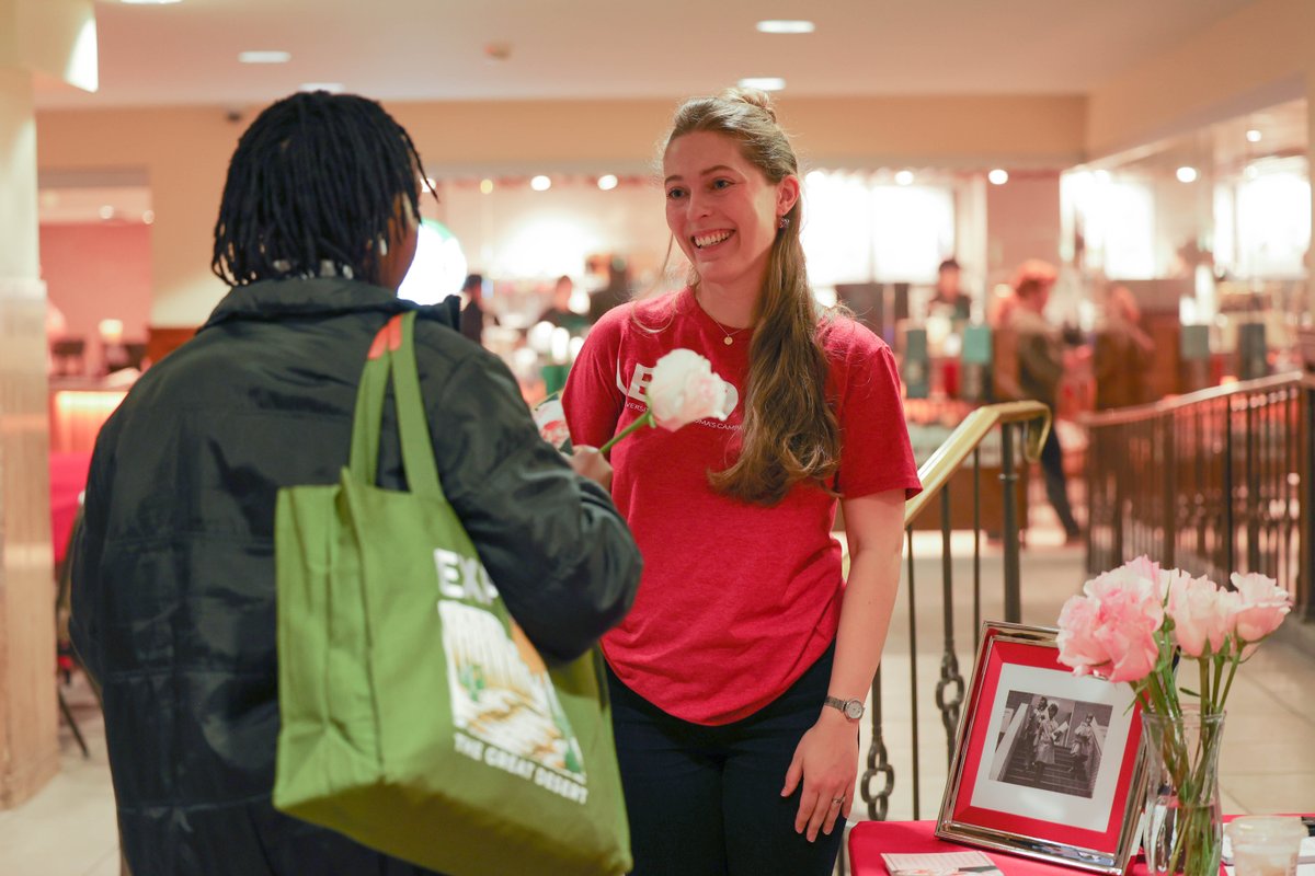 OU_foundation_'s tweet image. In honor of #OUAlumni Dee Atkinson and Ted Bibbo's friendship, we asked students to share stories about the friends they've made here on campus. To learn more about Dee, Ted and the reason behind the pink rose, bit.ly/3uNdcxn