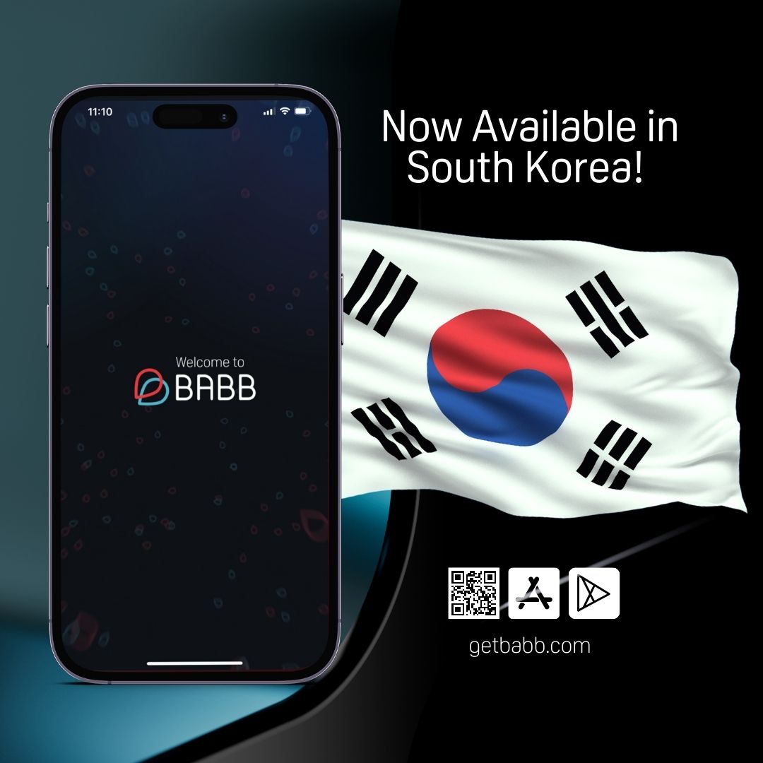 New Babbians from South Korea are welcome 🫰😍🫰 BABB App Available in AppleStore and Playstore! Let's make a difference🌍🔥 #Getbabb #Money #southkorea