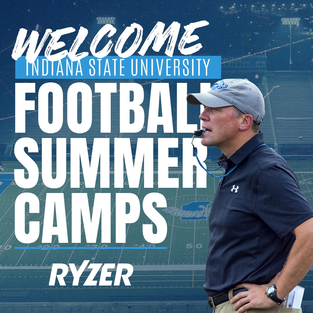Ryzer's tweet photo. Welcome Indiana State Football Camps 🏈 to the #RyzerFam! Be sure to turn on your Ryzer alerts for Indiana State Football Camps, so you know when new camps are open for registration! #Football #MarchOn https://t.co/w8EL6tyKWU