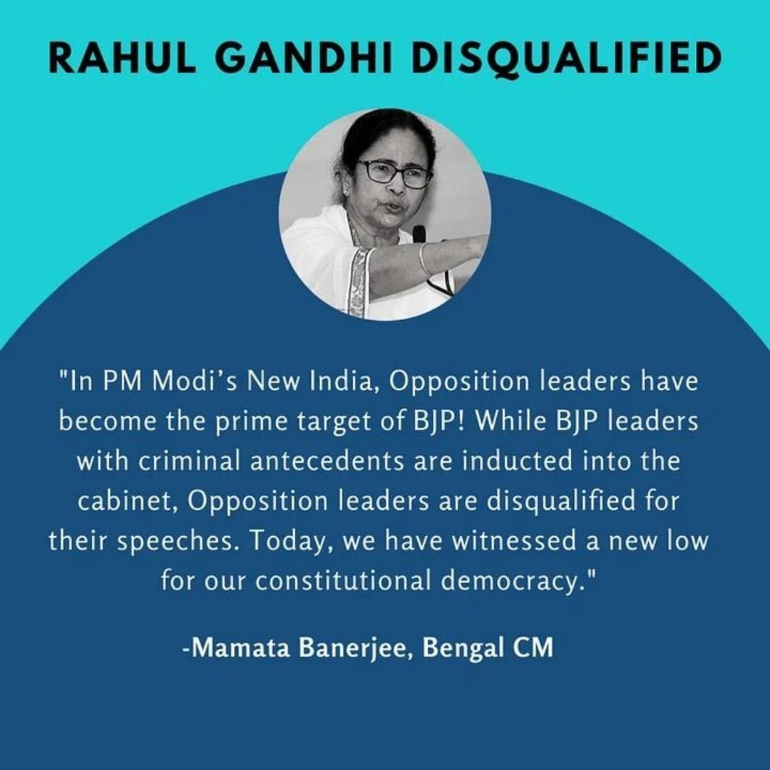 Mr_FaheemINC's tweet photo. After disqualified from the Lok Sabha due to a conviction in a criminal defamation case #Congress MP @RahulGandhi on Friday 24 March took to Twitter to say that he is ready to pay any cost as he is fighting for the voice of India.
#RahulGandhi #LokSabha #ModiRemark #SuratCourt https://t.co/M8IRuOR8SB