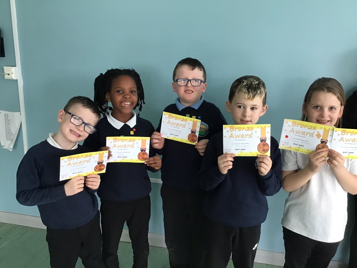 BattleHillPS's tweet photo. Our first Year 3 to become Times Table Battle Hill Master! Well done!
To all our bronze and silver times table winners this week too. https://t.co/bpIoCL2a9J