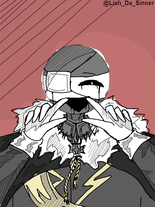 Lian_Da_Sinner's tweet photo. I was bored so i drew prussia, pretty lazy lol.
#countryhumans 
#CountryhumansPrussia https://t.co/NFzNVC2z97