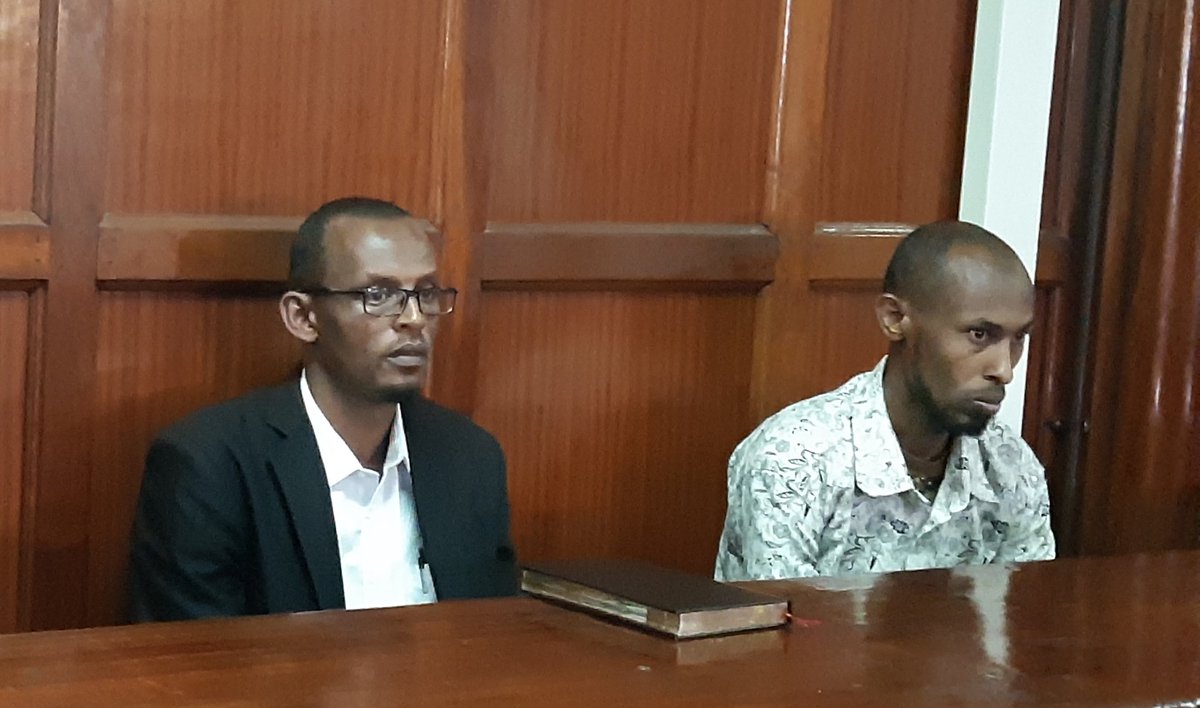 CTP_Kenya's tweet photo. Major win for war on terror as High Court uphold convictions & sentences of facilitators of #GarissaUniversityAttack.
Hassan Edin Hassan & Mohammed Abdi Abikar will remain behind bars for 25 years for facilitating #AlShabaab members to kill 149 students.
#ActionCountersTerrorism https://t.co/G96IKU35IR