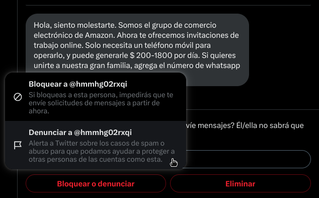 Para esto sirve últimamente la bandeja de entrada de los DM de Twitter: