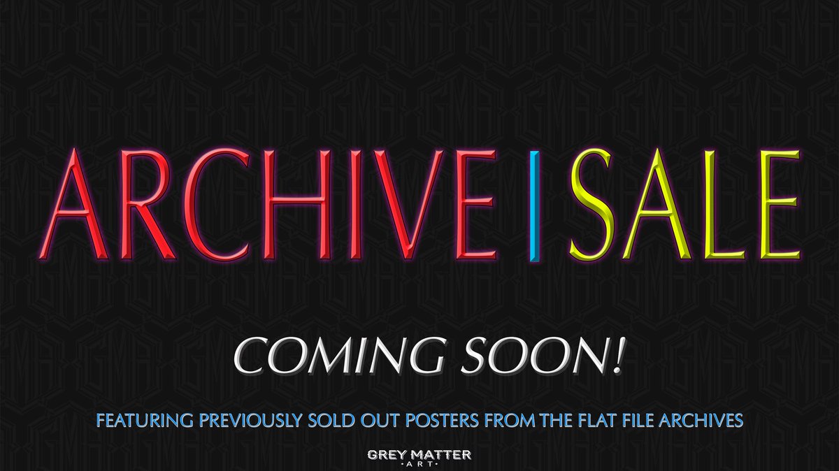 Coming Soon…

#greymatterart #comingsoon #Collectibles #limitededition #posterart #filmart #comicart