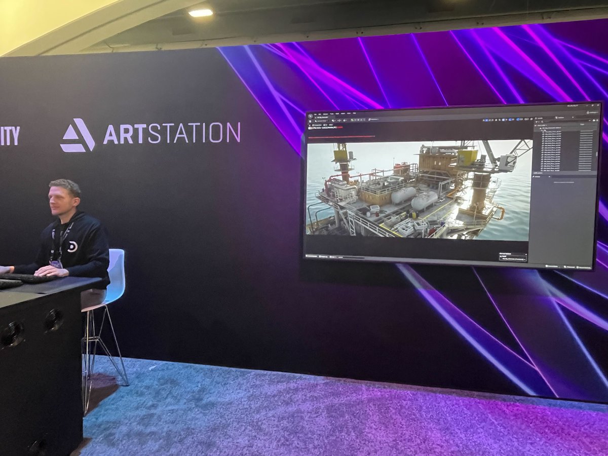 Happening now at ArtStation’s GDC demo booth (S227)! Oil Rig Environment in UE5 demo with Jacob Norris. Take a look at the project from @sierra_division: artstation.com/artwork/DAgXdO  

#GDC #GDC23 #GDC2023