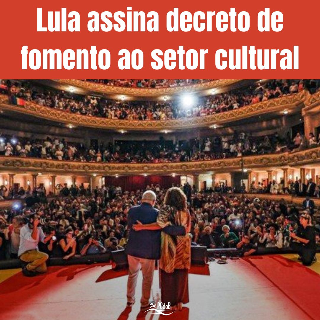 PCdoBnaCamara's tweet photo. Para uma das autoras da Lei Aldir Blanc 2, deputada @jandira_feghali, ato garante execução de leis fundamentais para a cultura no país. ➡ Leia: https://t.co/JV7OE9GiUS #Cultura #LeiAldirBlanc #PCdoB #PCdoBnaCâmara https://t.co/VoErL4Lzo0