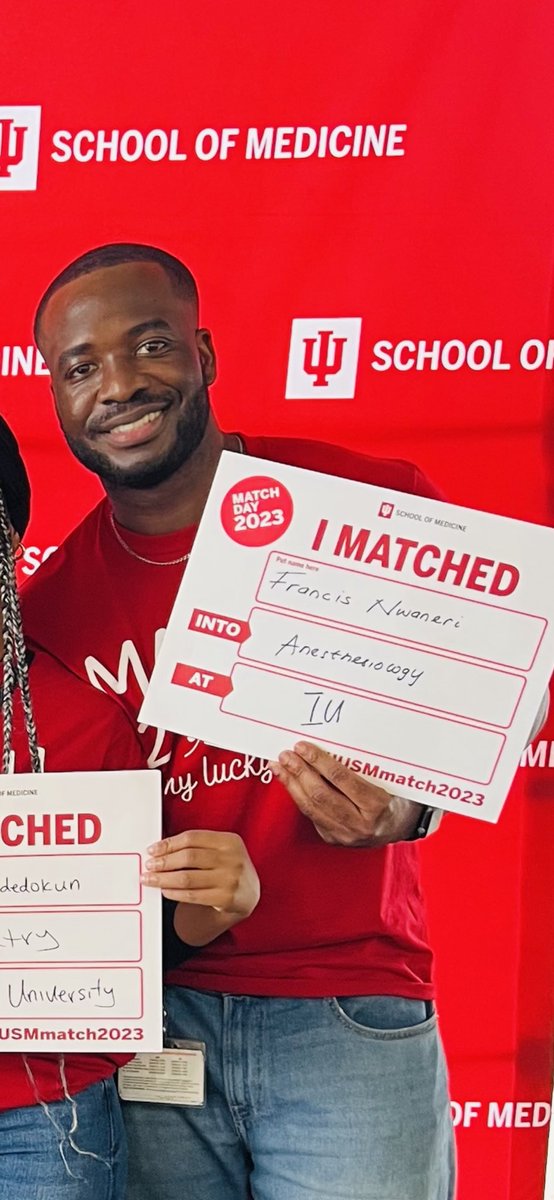 Excited & Grateful to have matched Anesthesia at IU. Ya boy is an anesthesia resident. #Match2023 #anesthesia #Blackmeninmedicine