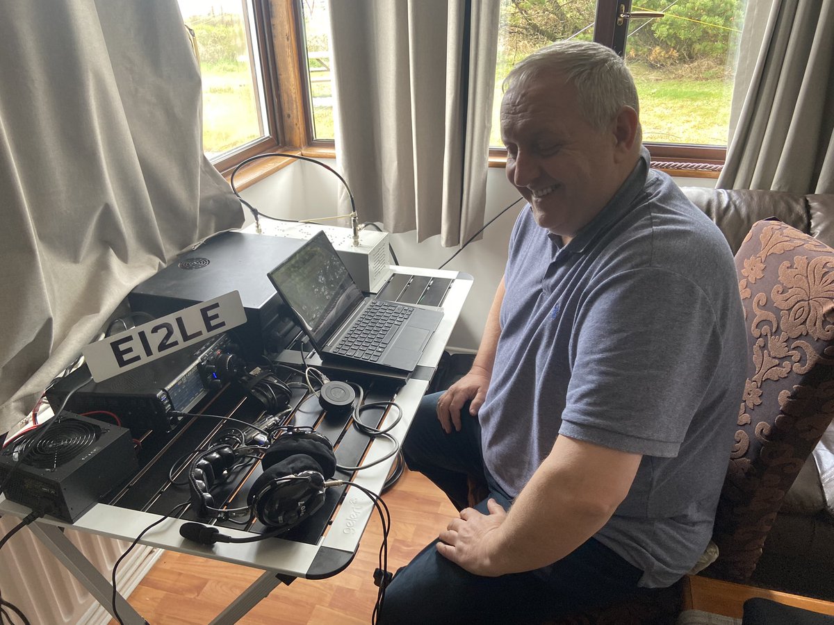 In IE for #CQWWWPX. Working as EI2LE with <a href="/GM6DX/">Billy GM6DX 🏴󠁧󠁢󠁳󠁣󠁴󠁿</a> <a href="/STEVIEGM2TT/">Stevie GM2TT</a> amongst others. Hope the bands pick up!