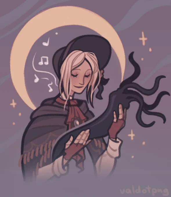 #Bloodborne  shes humming 'happy birthday to you'  