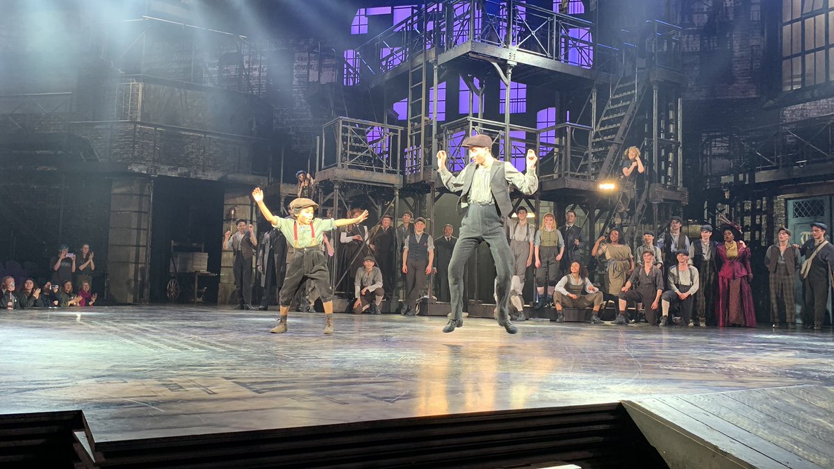 EllsGrace13's tweet photo. Forever the best show 🗞💙 (and to make it better the cast are the loveliest people you could meet)
I couldn’t not include @mark_samaras &amp; @mattjtrevorrow dancing off stage with so much grace https://t.co/hM5DtCHTe4
