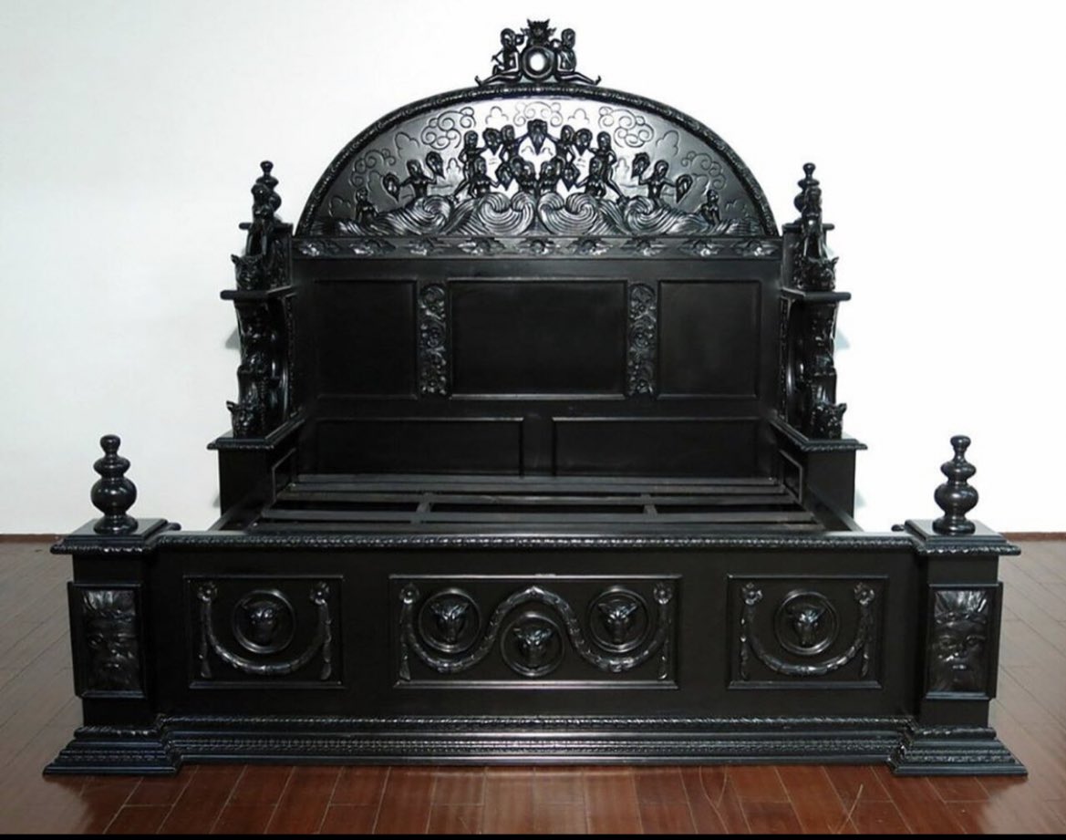 deadfiance's tweet image. I’ll have this bed before I die