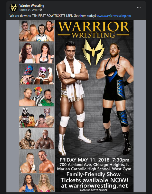 Warrior Wrestling tweet media