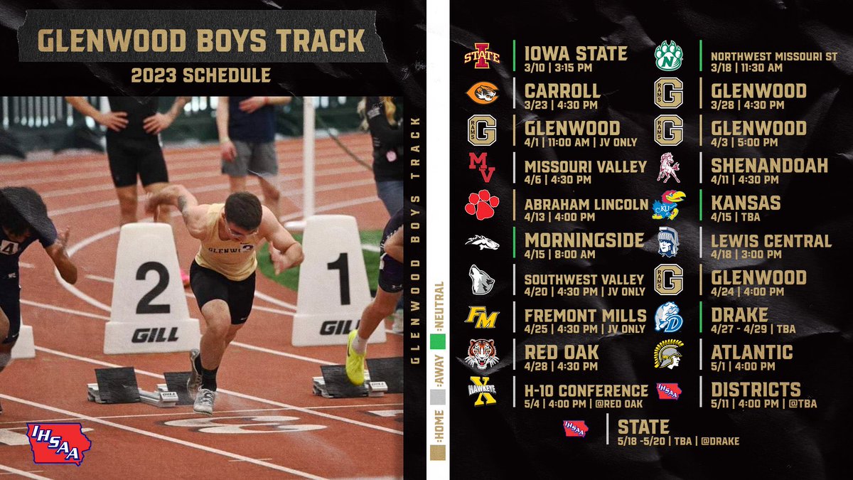 GlenwoodTrack's tweet photo. 1st Outdoor Meet of the Season- trying it again after yesterday’s postponement! https://t.co/BvdPyWliaA