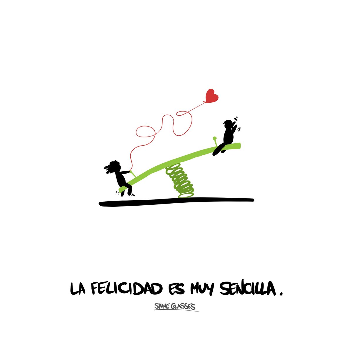 sameglasses_'s tweet photo. LA FELICIDAD ES MUY SENCILLA.

~SAME GLASSES~

#felicidad #columpio #lafelicidadessencilla #jugar #niños #diversión #sencillez #alegría #simple #valorar #cosaspequeñas #art #ilustración #dibujodigital #artoninstagram #SAMEGLASSES https://t.co/p3ue1vr6uL