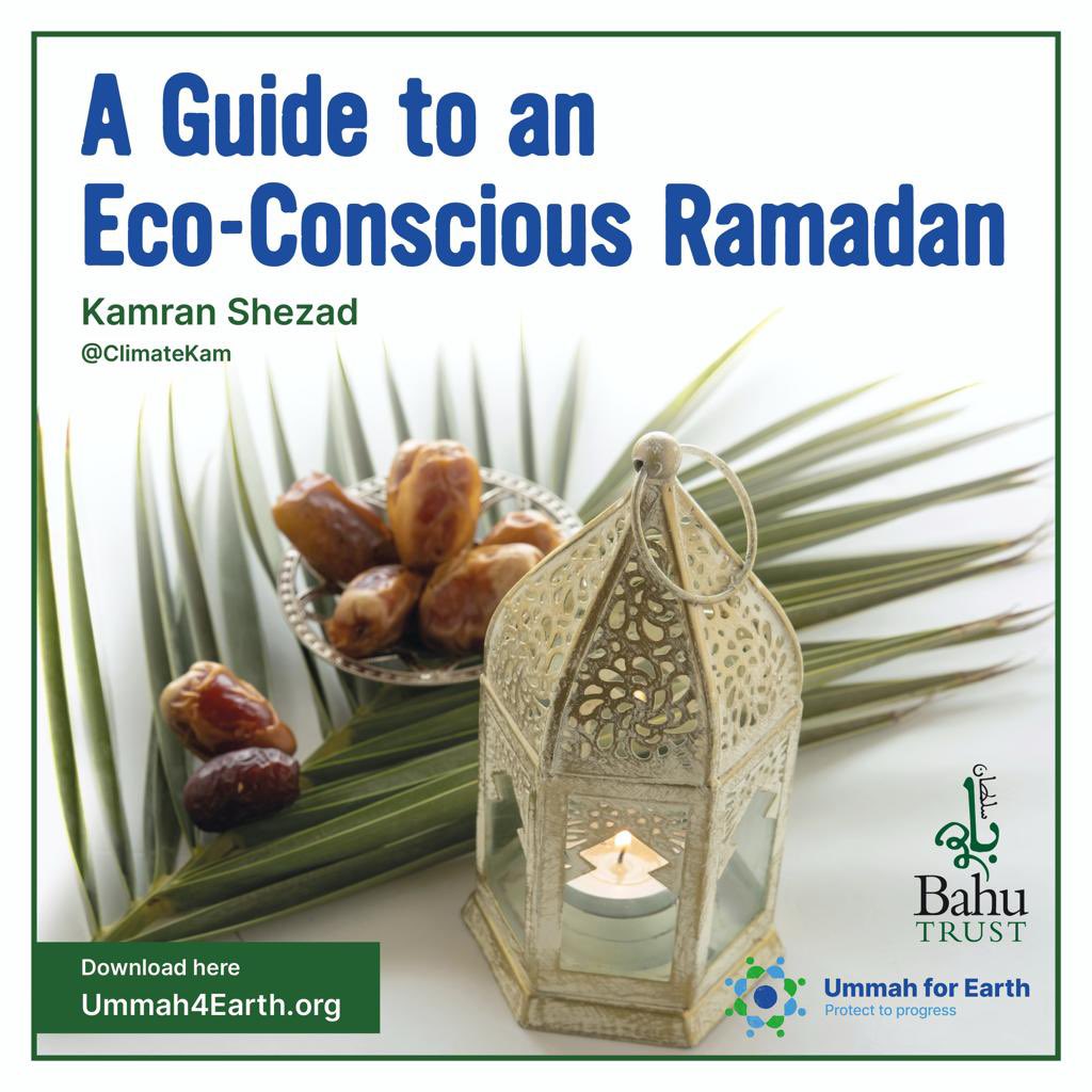 #Ramadan is not just about refraining from food/drink, it’s also about reducing our overall consumption to preserve the bounties of our beautiful planet 🌍 #Ummah4Earth #Faith4Earth #Change4Earth

Download my eco conscious guide to Ramadan here ummah4earth.org/en/ramadan2023/