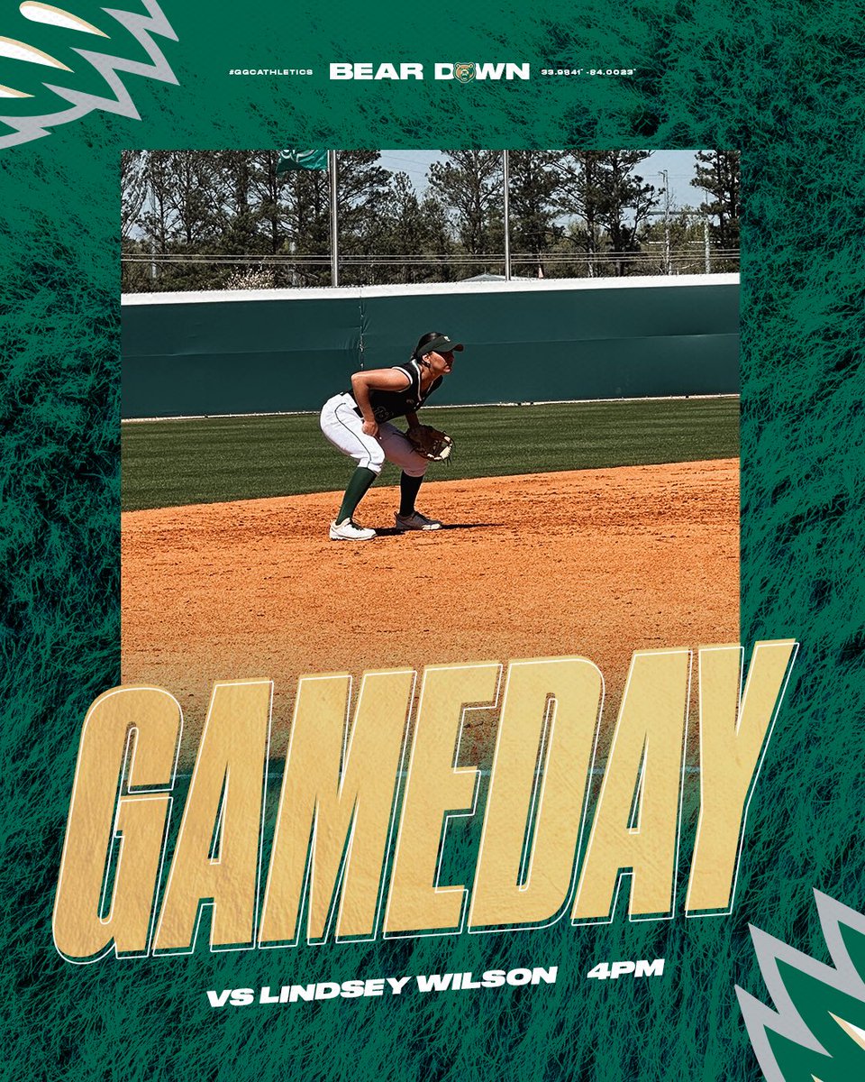adamdwalters's tweet photo. GAMEDAY 🐻‼️

⏰ 4PM
📍Grizzly Softball Complex
🆚 Lindsey Wilson
@GGC_Softball #BearDown 

-
@TorinSmith15 @jacksonrowland9 https://t.co/nJOSeHLFZF