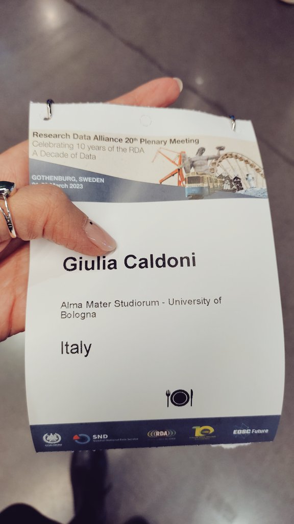 It took me 24 hours to process what an experience this #RDAplenary 20 was! Such a blast! I felt so welcomed and I am so thankful for all the great discussions and the wonderful people! Now I can't wait for #InternationalDataWeek in Salzburg!