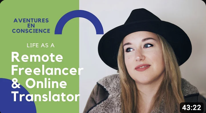 hobonora's tweet photo. Life as a REMOTE FREELANCER and ONLINE TRANSLATOR | Isabelle | Aventures en Conscience [old video]

Watch here: https://t.co/Pdz3UkXL2K

#digitalnomad #freelancer #workfromanywhere #translationlife #locationindependent https://t.co/x3B5kTT7Zy