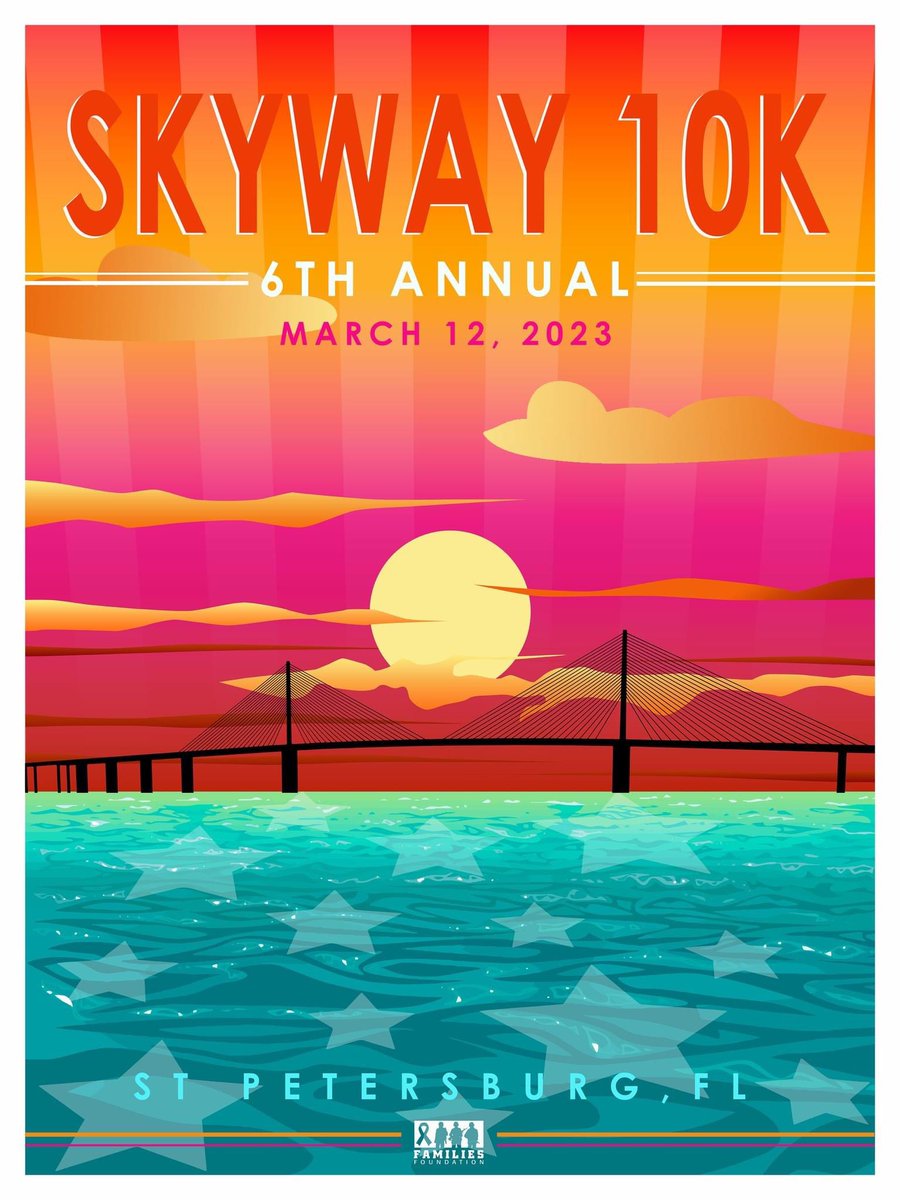 The 2023 #skyway10kposters are available for purchase here at #studiomishou ❤️🇺🇸🪖🎖️🏃‍♀️🏃🏃‍♂️
 #skyway10k