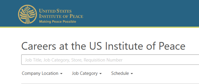 Zainab Usman (@msszeeusman) on Twitter photo 🚨Job Alert!!! 🚨
<a href="/USIP/">U.S. Institute of Peace</a>'s Africa Center is looking to hire for the following roles:
✅Director, West Africa & Sahel.
✅Program Manager, West Africa & Sahel.
✅Two Research Assistants
Eligibility criteria and application information in the link 👇🏾recruiting.ultipro.com/UNI1083USIOP/J… 🚨Job Alert!!! 🚨
<a href="/USIP/">U.S. Institute of Peace</a>'s Africa Center is looking to hire for the following roles:
✅Director, West Africa & Sahel.
✅Program Manager, West Africa & Sahel.
✅Two Research Assistants
Eligibility criteria and application information in the link 👇🏾recruiting.ultipro.com/UNI1083USIOP/J…