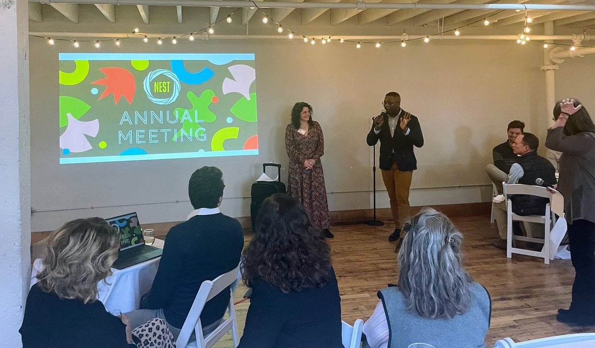 CMReggieHarris's tweet photo. Joined @cincinnastywomn and others for NEST's annual meeting last night to talk about the incredible work that they do and the important role that CDCs play in our neighborhoods. https://t.co/QTYSraL3m5