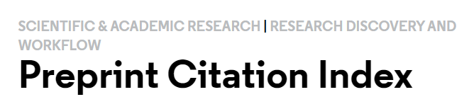 Preprints, son manuscritos que se integran en repositorios OA antes de la revisión por pares.
En febrero 2023, Clarivate agrego Preprint Citation Index a WoS para localizar 2M preprint desde 1991 de 5 repositorios, entre ellos, arXiv, Preprints_org de MDPI
clarivate.com/news/clarivate…