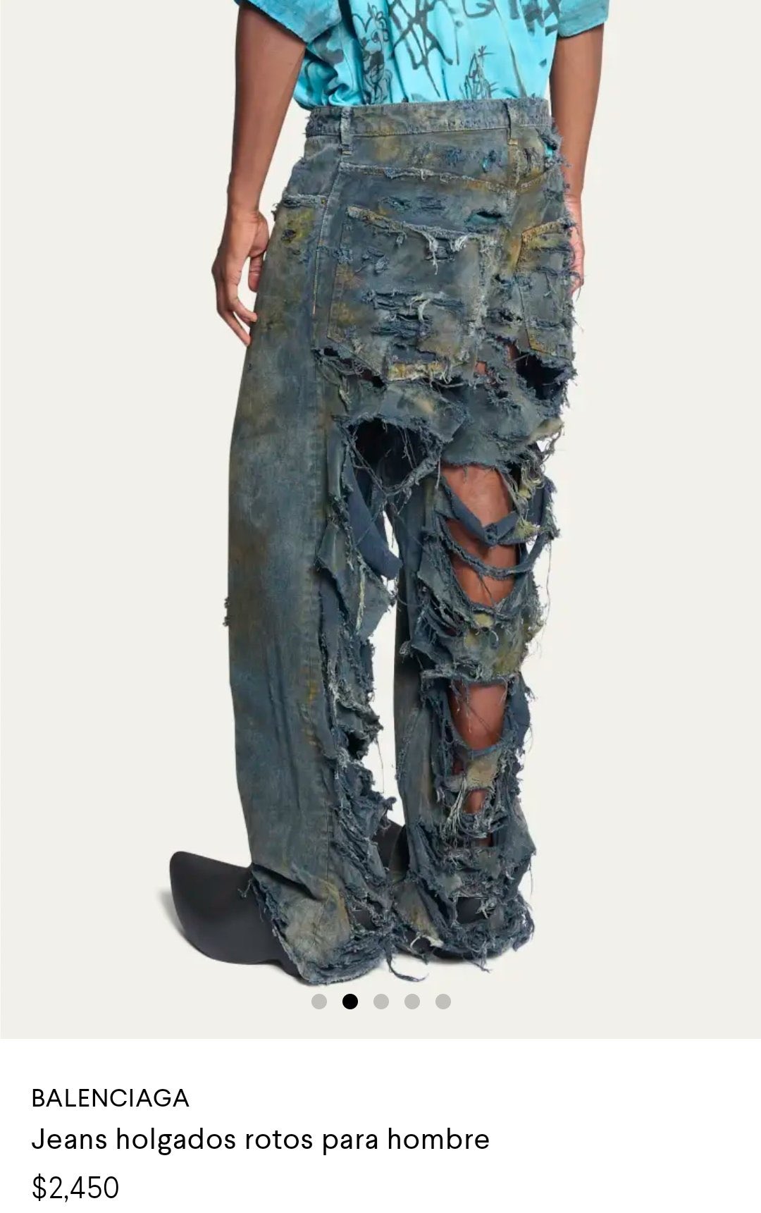 Pantalones rotos hombres sales