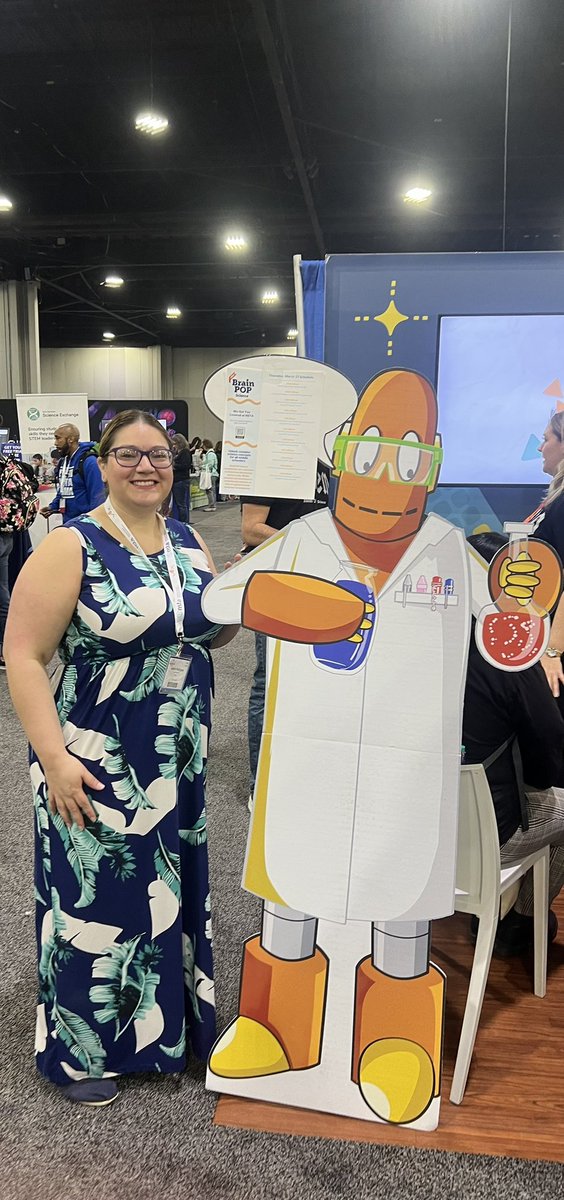 siorod03's tweet photo. Laughing and learning with Kristina Strickland at the National Science Teachers Conference 😃🧫👩‍🔬🎉#NSTA23 #ScienceRocks #BrainPOP #Edvotek https://t.co/b6RlFRE8O1
