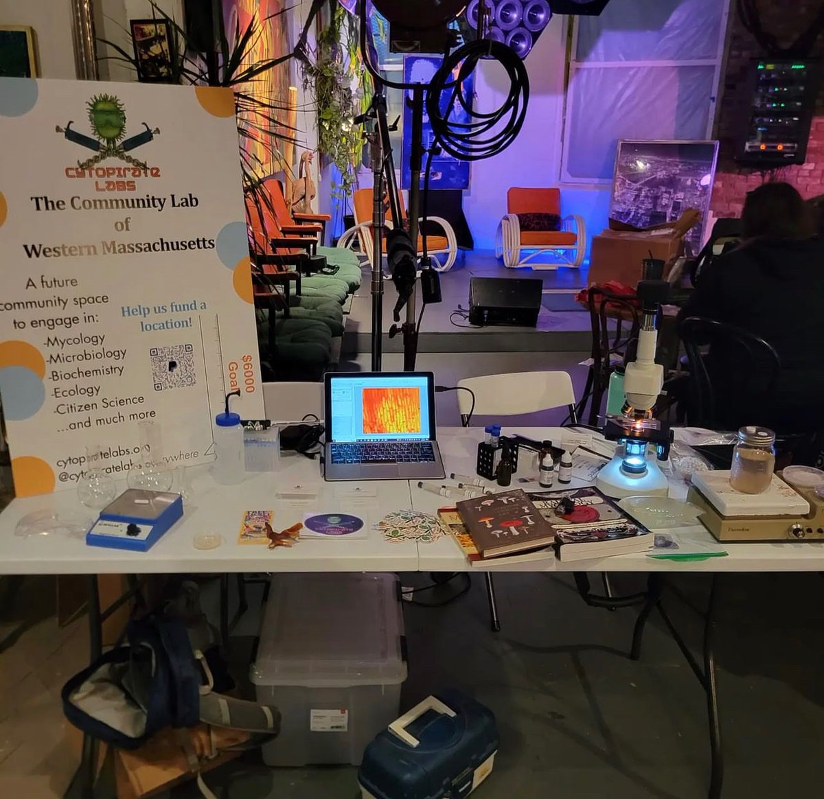 We had a booth at #MycoMonday last week in Holyoke! Had a great time meeting some amazing people in the amateur mycology & plant medicine communities! Stay tuned for forthcoming info on where we’ll show up next!