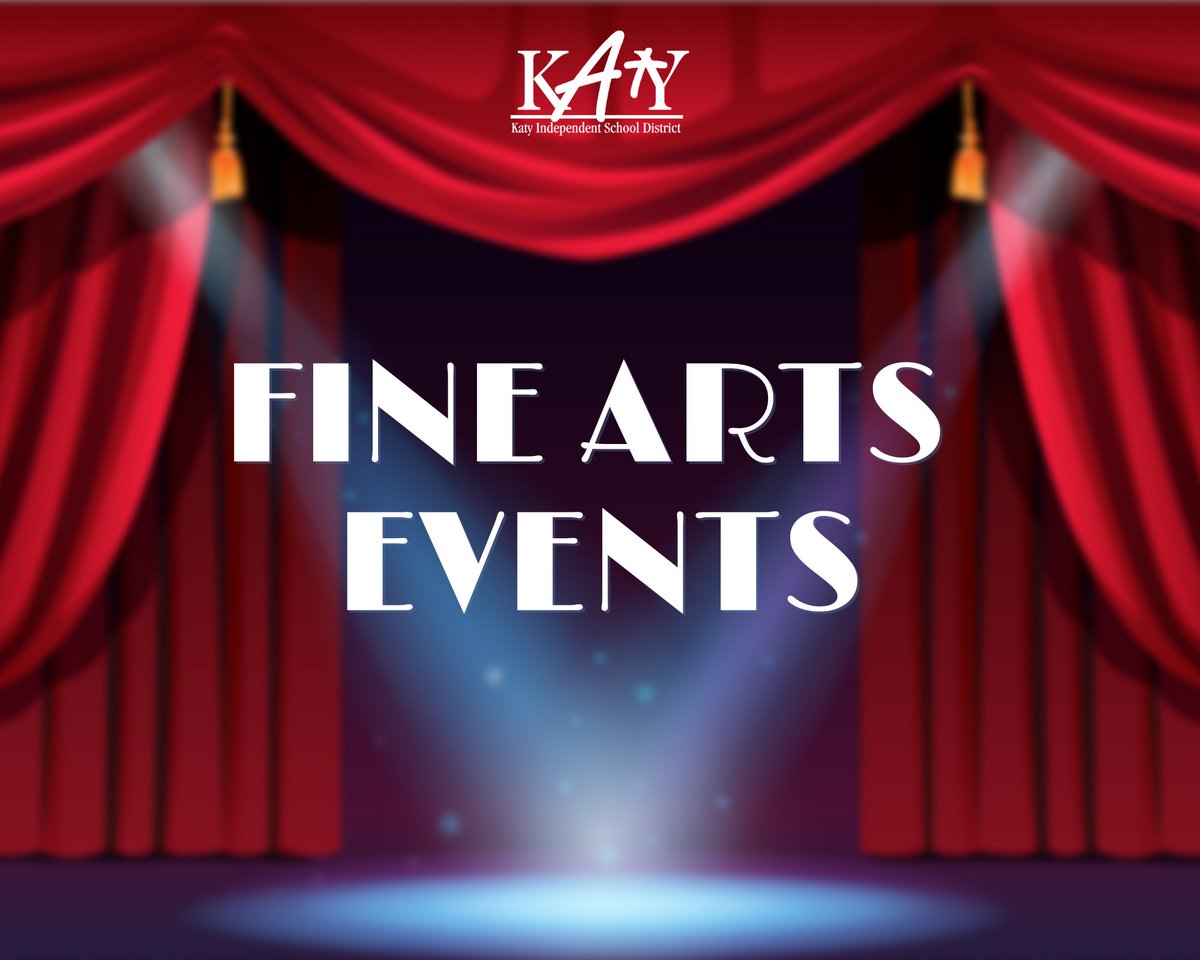 katyisd's tweet photo. Katy ISD provides a wealth of opportunities in art, music, theatre and dance to our students and the Katy ISD community! ๐ญ Be sure to check out the Fine Arts calendar to see upcoming events: https://t.co/agcakLeXpO https://t.co/fnUkGPT980