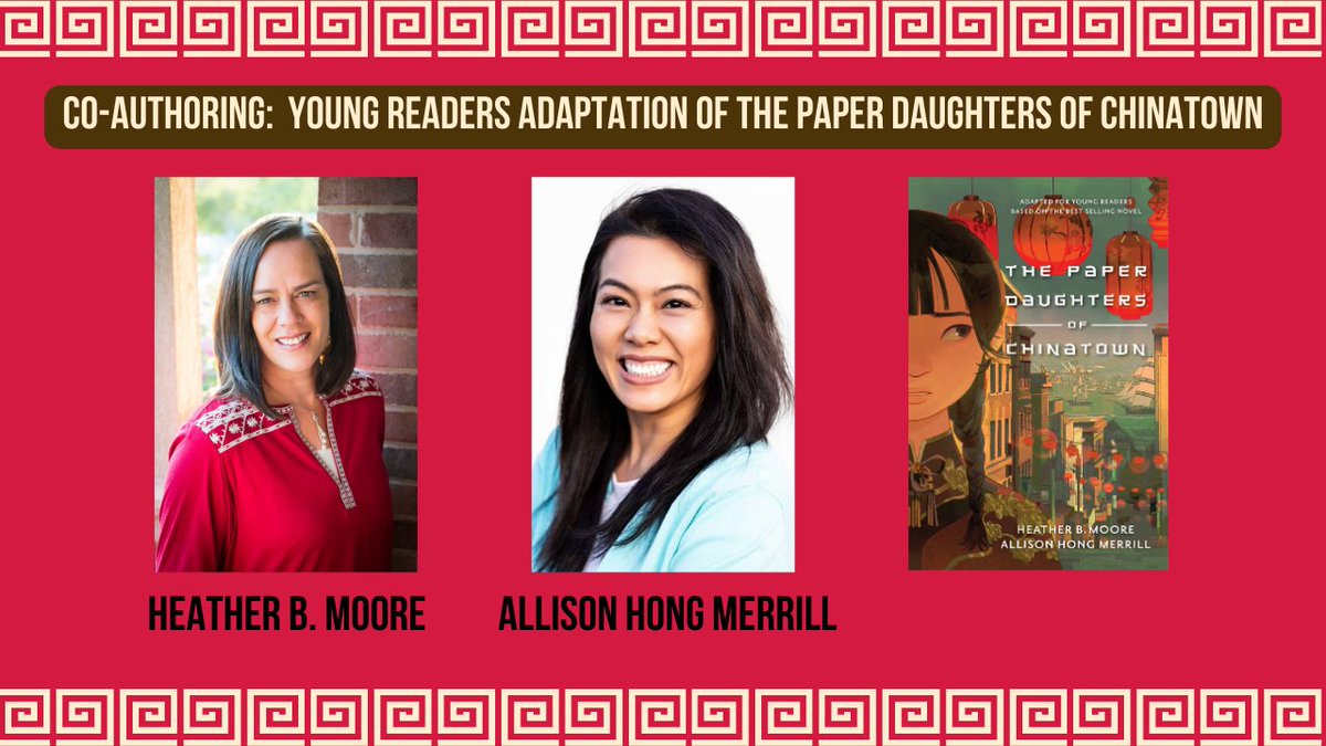 Allison Hong Merrill and I discuss our co-authoring process here: youtu.be/k8LoG4RVI5w
@Xieshou @ShadowMountn #thepaperdaughtersofchinatown