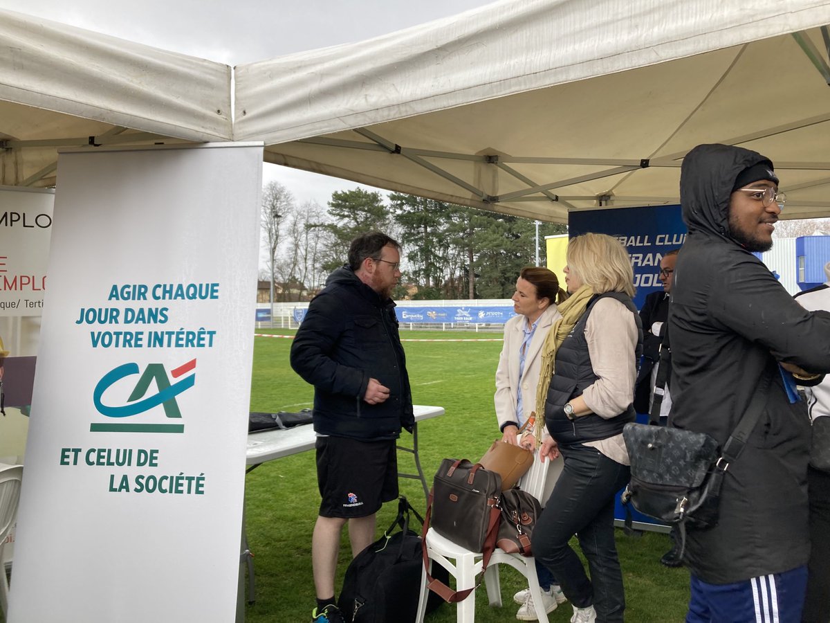 Une très belle édition pour le match de l’emploi ⁦<a href="/FCVB_officiel/">FC Villefranche Beaujolais</a>⁩ ⁦<a href="/hexalean/">Hexalean</a>⁩ ⁦<a href="/ca_centrest/">Crédit Agricole Centre-est</a>⁩ ! De nombreux candidats et recruteurs ! #ensembleonyarrivera