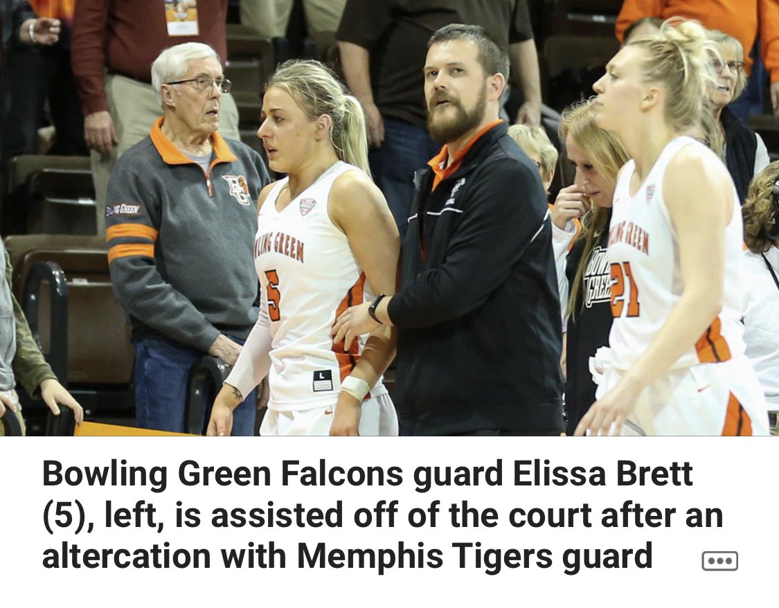 JLGalt's tweet photo. May I suggest using a night stick, officer? - https://t.co/RWdo23n0RU  “ Lil piss pot” (arrested for assault) Memphis jamirah Shutesa sucker punches Bowling Green Elissa Brett in handshake line after Bowling Green &amp; Brett kicked Memphis’s Ass. Caning not public seems appropriate https://t.co/BwOoqdFvlh