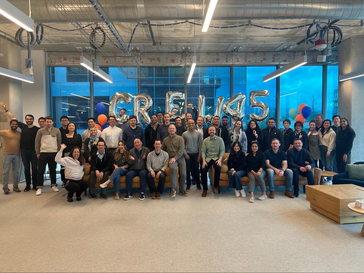 Lacework's tweet photo. What a week in our Mountain View HQ!
π‘Teams collaborating around every corner
π 50 new Lacers in onboarding β shout out to Crew 45!
π¦ Ice cream social to sweeten the day
βοΈ Office filled with happy Lacers
#wearelacework #lacerlife https://t.co/zkCr4a6Egu