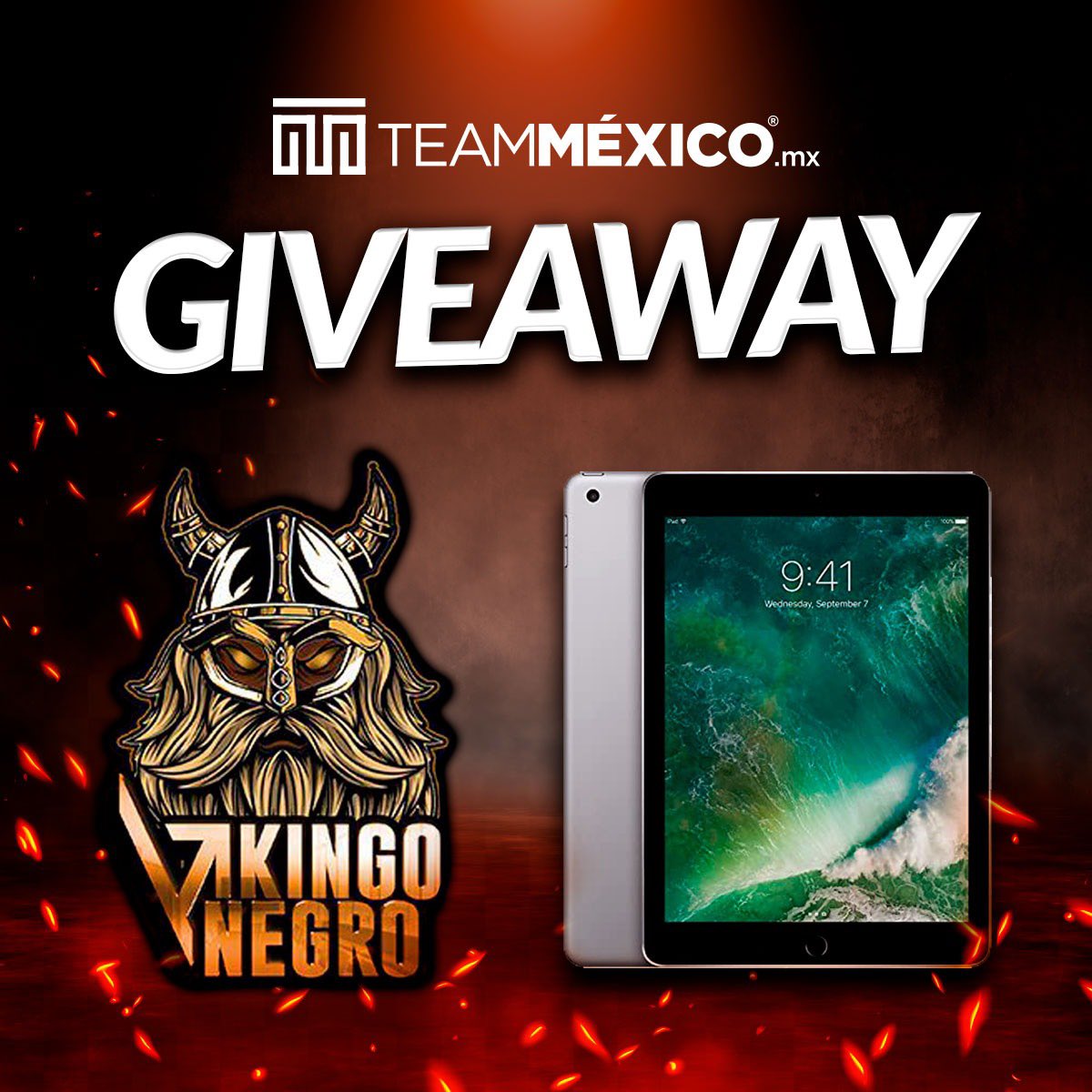 Vikingonegroa's tweet photo. Pues lo Lograron, se hará el GIVEAWAY de un IPAD‼️🔥

Los pasos para participar son los siguientes:

1.-Registrarte con este link 👉🏼 https://t.co/UZdbPaXJn2
2.-Dar ❤️ y 🔁
3.-Seguir a @teammexicomx en twitter

El ganador se anuncia el domingo a las 8 PM🚨

quien quiere su ipad⁉️ https://t.co/j7t6LWL2Rk