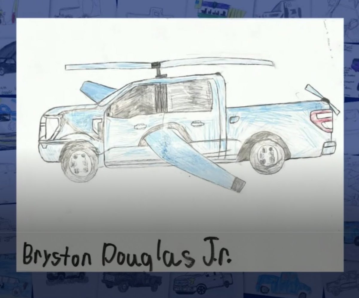 RyanG1919's tweet photo. #Ford unveiled their gen 2 electric pickup today at Blue Oval City. #ProjectT3
Part Truck, part helicopTer, part jeT. Insiders say prototypes can autonomously fly in left hand circles but right hand circles will be available through over the air updates. Coming in 2025! https://t.co/f7gRLedftw