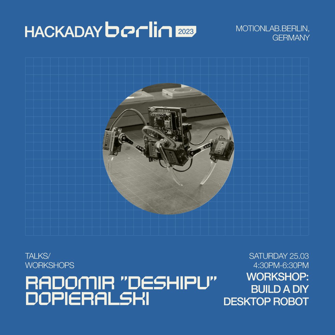 Which workshop are you most excited to attend at Hackaday Berlin?

Here's your last chance to grab your ticket and enjoy a fun day filled with lots of hacking and networking 🎟
➡️bit.ly/40DYLKA