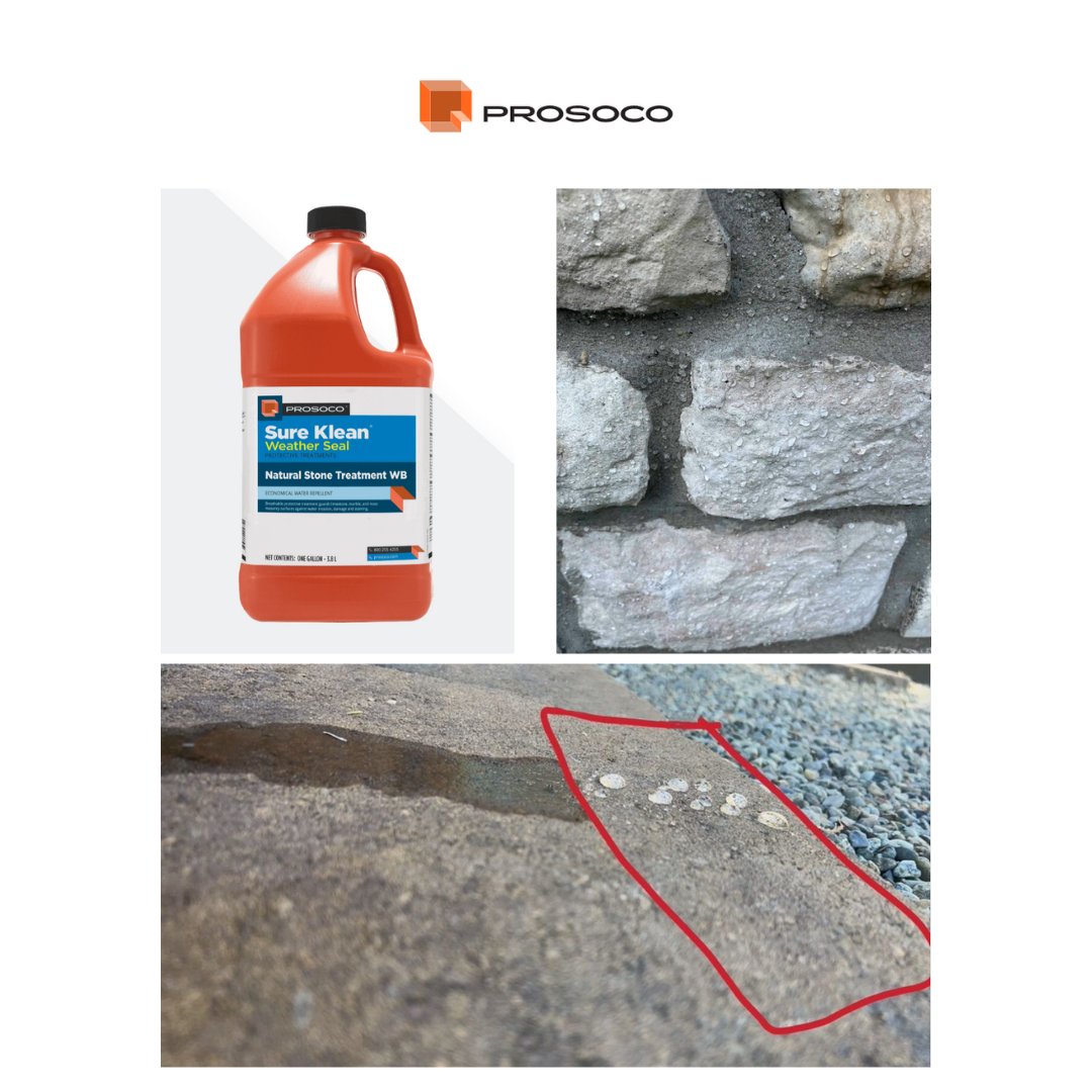 vlgoedecke's tweet image. Waterproofing is crucial to prevent flooding, water leaks, contaminant leaks, and mold and mildew from entering your structure. Call us about your waterproofing needs. One great product from Prosoco is the Sure Klean® Weather Seal Natural Stone Treatment WB. #goedecke #prosoco