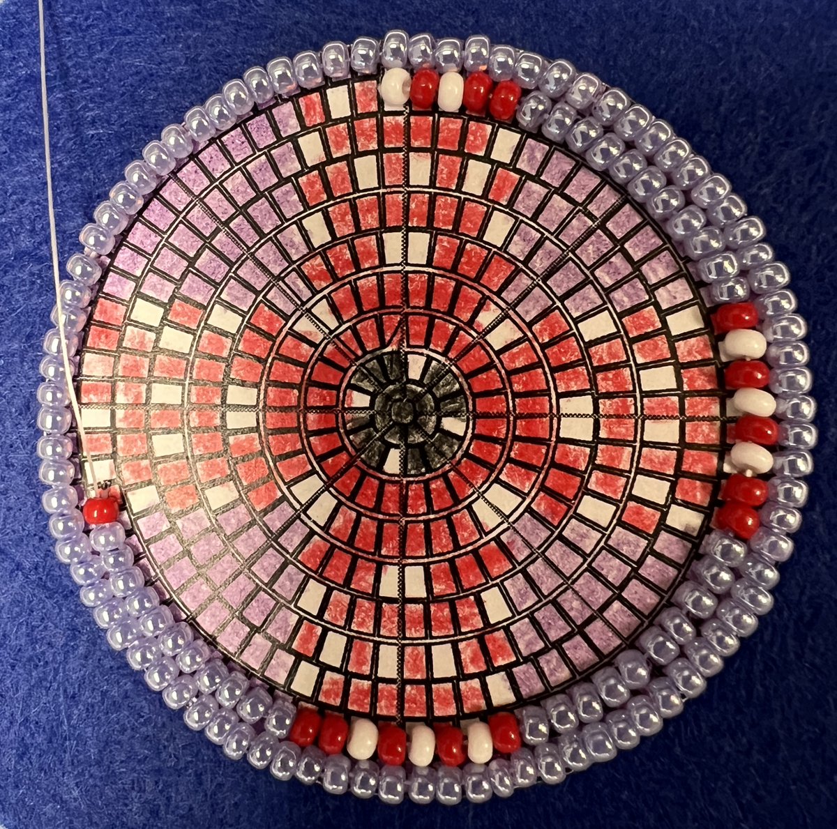 ruthbeatty11's tweet image. A phenomenal week in Gr 8 learning from Anishinaabe artisan and educator Naomi Smith exploring the art, design, and mathematics of circular medallions - chi miigwetch Naomi!! @designs_tulip  @WillowRoadPS @clclyne @BonnieSears20 @coding_lynx #IKMath2023 #CanCodeToLearn