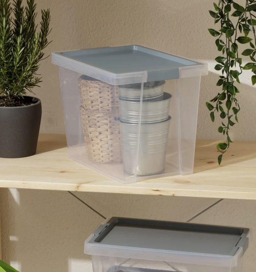 HouseFurnitur3's tweet photo. Need some storage ideas? Check out this TATAY Storage Box, Light Blue at @JohnLewisRetail This box will help organize your space and put away excess objects! #storage #box #Twitter #work #London https://t.co/uIQNC7xhvw
