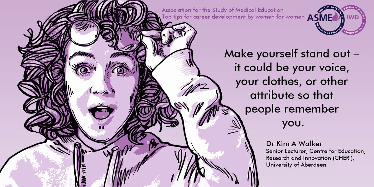 “Make yourself stand out - it could be your voice, your clothes, or other attribute so that people remember you.”
Dr Kim A Walker #IWD2023