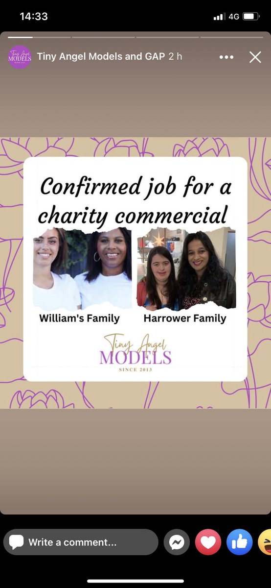 Filming for a charity commercial next month with my Mum @JH_blogger @ChelliahJanet . Thank you @TinyAngelModels ! #charity #commercial #actress #actor #model #castingdirectors #castings #bookedit #FridayFeeling #weekendvibes