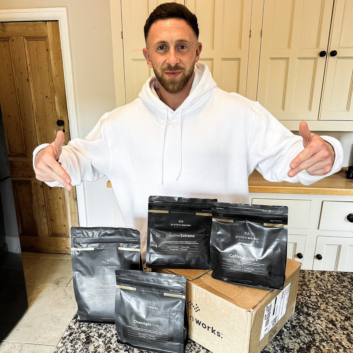 Thrilled to be teaming up with <a href="/TheProteinWorks/">Protein Works</a> 
Code DAN for an additional 10% off!