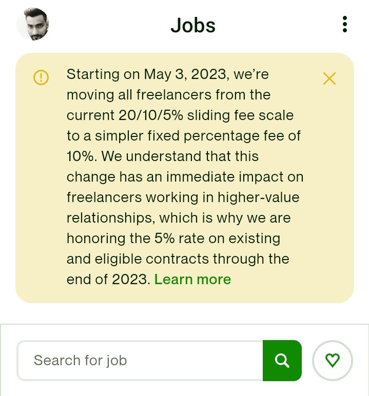 vipinkaushal8's tweet image. Announcing new, simpler fees on #upwork
#upworkupdate
community.upwork.com/t5/Product-Rel…