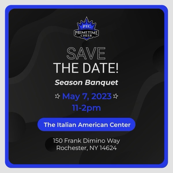 Primetimecheer_'s tweet photo. 📣PRIMETIME families📣

Save the date for our end of season celebration! Sign up details to come. https://t.co/ZOf4msSIVp